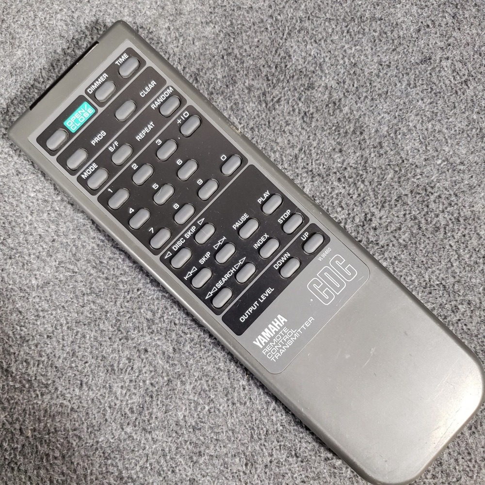 Yamaha VL96460 Remote Control CDC CD Changer Gray Vintage OEM‎ Genuine